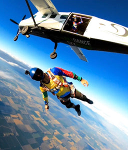 Skydiving Colorful Jersey by Augusto Bartelle Good Vibes Only